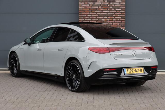 Mercedes-Benz EQE 350 AMG Line 89 kWh | Airmatic | Distronic Pro | Memory | Panoramadak | Burmester | Verwarmd Stuurwiel | Keyless Go | Camera | Warmtepomp | Leder |