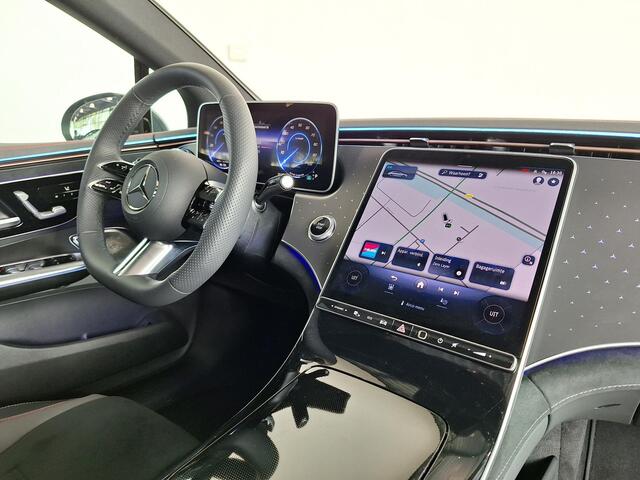 Mercedes-Benz EQE 350 AMG Line | Matgrijs | Premium Pakket | Night Pakket | Rijassistentiepakket Plus | Panoramadak | AIRMATIC Luchtvering | Burmester 3D Surround Sound |