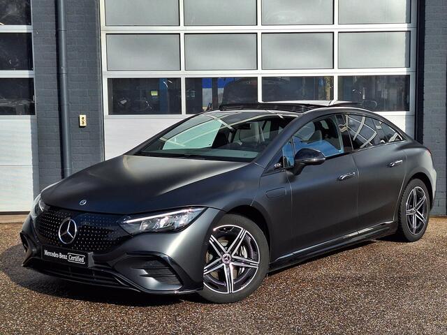Mercedes-Benz EQE 350+ AMG Line 91 kWh | Panoramadak | Night pakket | Achteruitrijcamera | Memory pakket | Sfeerverlichting | Dodehoekassistentie | Keyless-GO | Elektrische achterklep