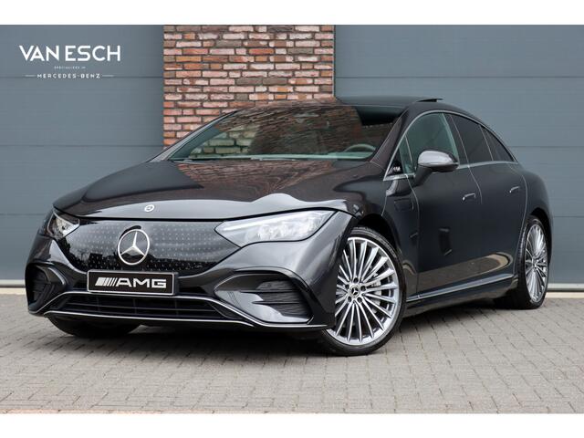 Mercedes-Benz EQE 300 AMG Line 90 kWh | Airmatic | Distronic | Panoramadak | Warmtepomp | Memory | Keyless Go | Camera | Dodehoekassistent | High Perf. LED |