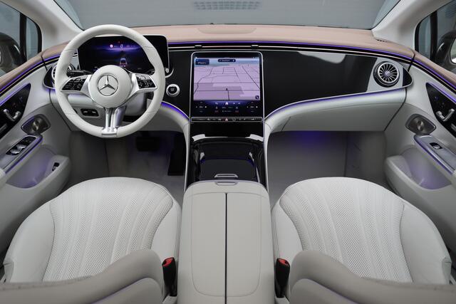 Mercedes-Benz EQE 300 Business Solution Premium 90 kWh | Luchtvering | Distronic+ | Panoramadak | Massage | Burmester | Digital Light | Surround Camera | Augmented Reality | Leder | Stoelventilatie | Verwarmd Stuurwiel |