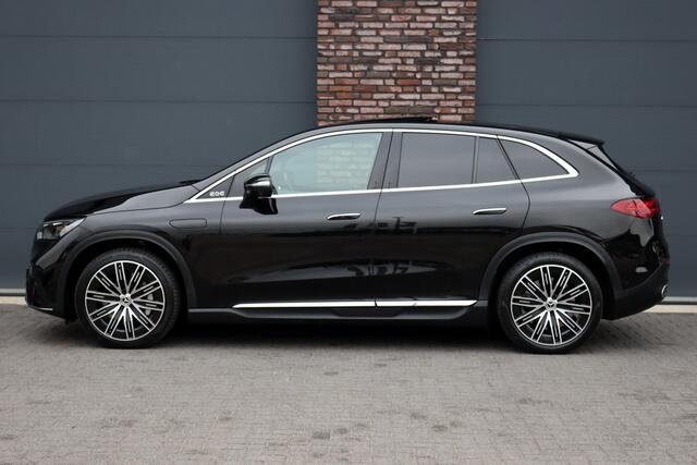 Mercedes-Benz EQE SUV 350 4MATIC AMG Line 91 kWh | Distronic+ | Panoramadak | Memory | Burmester | Digital Light | Surround Camera | 22kW | Warmtepomp | Keyless Go |
