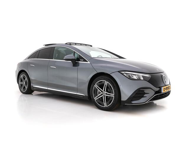 Mercedes-Benz EQE 350+ Launch-Edition AMG-Line 91 kWh [ 3-Fase ] Aut. *PANO | BURMESTER-SURROUND | ADAPTIVE-CRUISE | BLINDSPOT | LEATHER-MICROFIBRE | FULL-LED | AMBIENT-LIGHT | MEMORY-PACK | DIGI-COCKPIT | SPORT-SEATS | CAMERA | KEYLESS | DAB+ | CARPLAY |