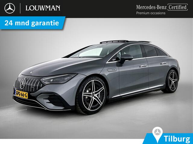 Mercedes-Benz EQE AMG 43 4MATIC 90 kWh Panoramadak | Memory Pakket | Rode gordels | Burmester Inclusief 24 maanden Mercedes-Benz Certified garantie voor Europa.