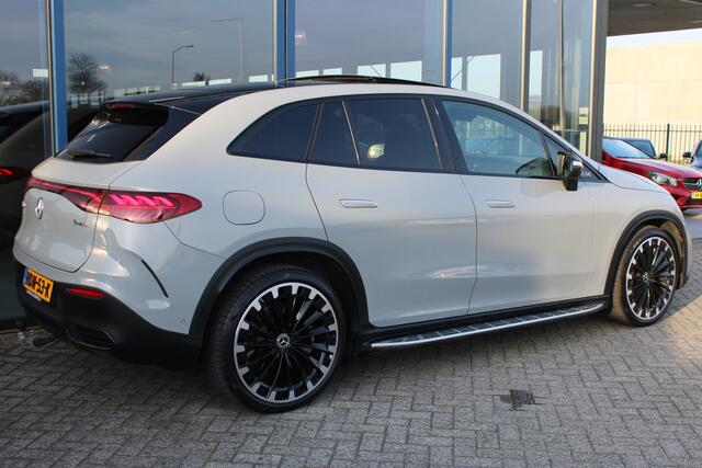 Mercedes-Benz EQE SUV 350 4Matic AMG Line 91 kWh ''ALPINE GREY'' PANORAMADAK ACHTERASBESTURING LEDER MEMORY BURMESTER SFEER DISTRONIC 360-CAMERA TREKHAAK 22''