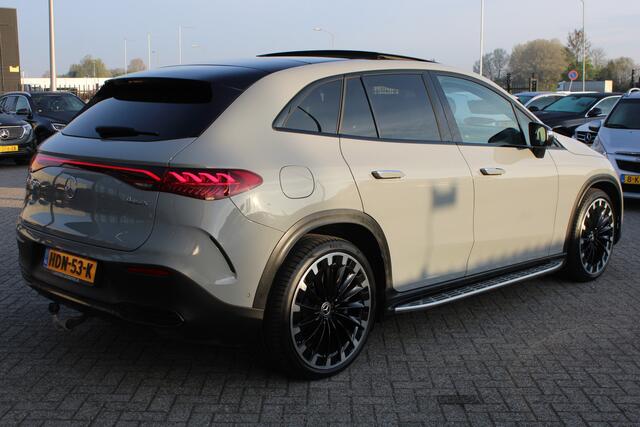 Mercedes-Benz EQE SUV 350 4Matic AMG Line 91 kWh ''ALPINE GREY'' PANORAMADAK ACHTERASBESTURING LEDER MEMORY BURMESTER SFEER DISTRONIC 360-CAMERA TREKHAAK 22''