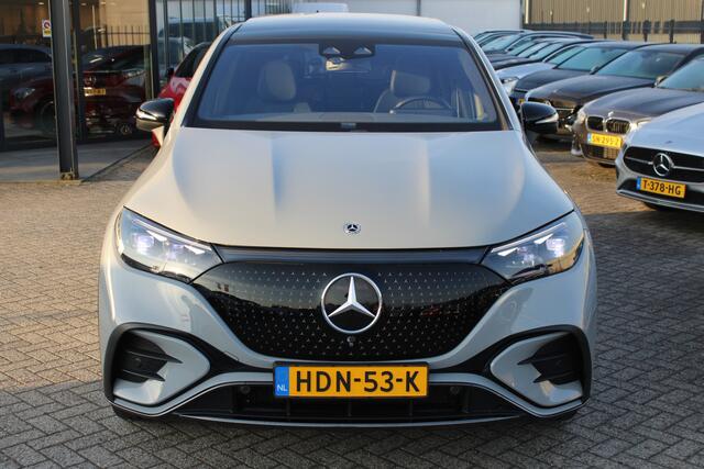 Mercedes-Benz EQE SUV 350 4Matic AMG Line 91 kWh ''ALPINE GREY'' PANORAMADAK ACHTERASBESTURING LEDER MEMORY BURMESTER SFEER DISTRONIC 360-CAMERA TREKHAAK 22''