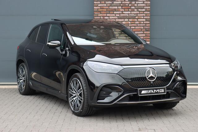 Mercedes-Benz EQE SUV 350 4MATIC AMG Line Premium+ 91 kWh | Luchtvering | Hyperscreen | Achterasbesturing | Distronic+ | Panoramadak | Burmester | Digital Light | Surround Camera | 22kW | Warmtepomp |