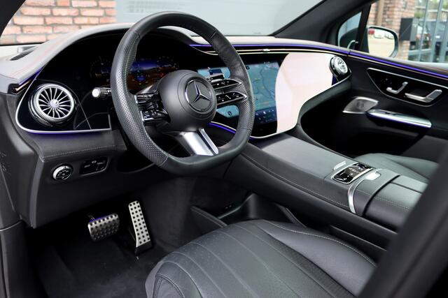 Mercedes-Benz EQE SUV 350 4MATIC AMG Line Premium+ 91 kWh | Luchtvering | Hyperscreen | Achterasbesturing | Distronic+ | Panoramadak | Burmester | Digital Light | Surround Camera | 22kW | Warmtepomp |