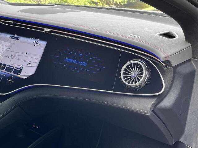 Mercedes-Benz EQE AMG 53 4MATIC+ | Premium Plus | Night Pakket | Rijassistentiepakket Plus | Panoramadak | HYPERSCREEN | 360° Camera | AIRMATIC Luchtvering | Achterasbesturing | AMG Keramisch Remsysteem | Sierdelen AMG Carbon | Burmester 3D Surround | Head-up Display | DIG