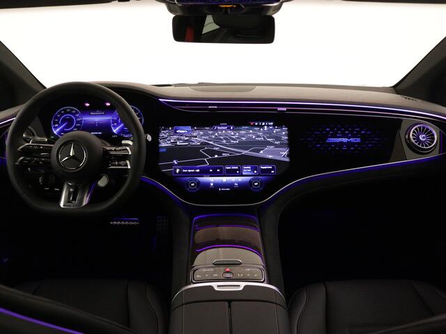 Mercedes-Benz EQE AMG 43 4MATIC 91 kWh Inclusief 24 maanden Mercedes-Benz Certified garantie voor Europa. Burmester® soundsystem | Sierdelen AMG Carbon | Rijassistentiepakket plus | 360° camera | Nappaleder |