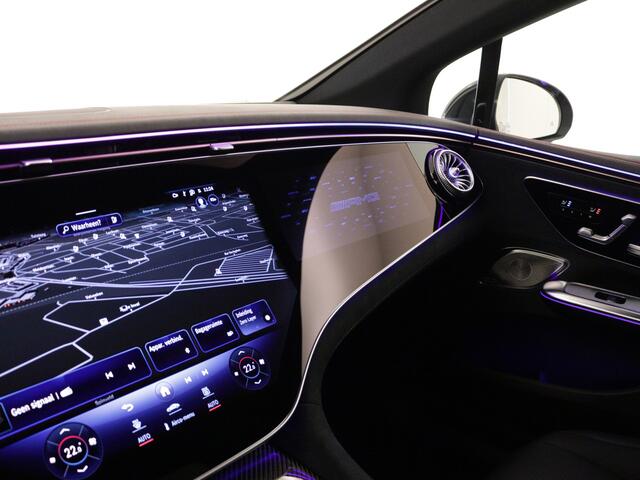 Mercedes-Benz EQE AMG 43 4MATIC 91 kWh Inclusief 24 maanden Mercedes-Benz Certified garantie voor Europa. Burmester® soundsystem | Sierdelen AMG Carbon | Rijassistentiepakket plus | 360° camera | Nappaleder |