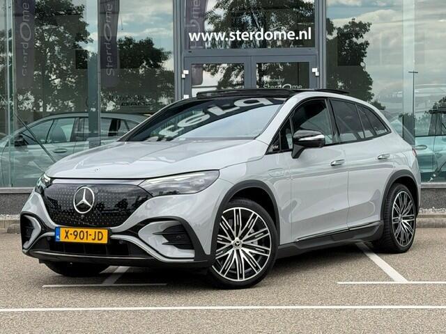 Mercedes-Benz EQE SUV 350 4Matic AMG Line 91 kWh l Airmatic l Achteras besturing l Distronic l Panoramadak l Memory l 360 gr Camera l Burmester l Multibeam LED l Keyless Go MBUX l Night pakket l Augmented Reality l MANUFACTUR ALPINE GRAU l Modeljaar '24 l Cat. prijs 116.250,-