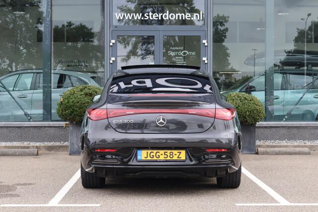 Mercedes-Benz EQE 300 AMG Line 89 kWh I Panoramadak I Burmester I Distronic Pro I Stoelverwarming I KEYLESS GO I Camera I Memory stoelen I I Sfeerverlichting I Alarm I Apple carplay I