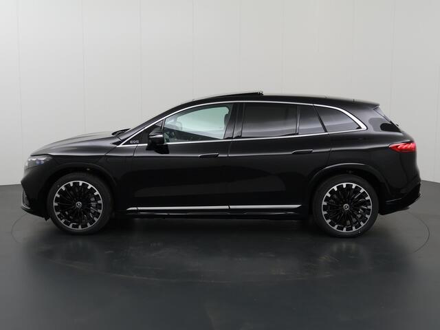 Mercedes-Benz EQS SUV 500 4MATIC AMG Line 108 kWh | Business Class | MBUX Entertainment | Hyperscreen | 22-Inch | Panoramadak | Massage | Trekhaak | Rijassistentiepakket+ | Stoelventilatie en -verwarming |