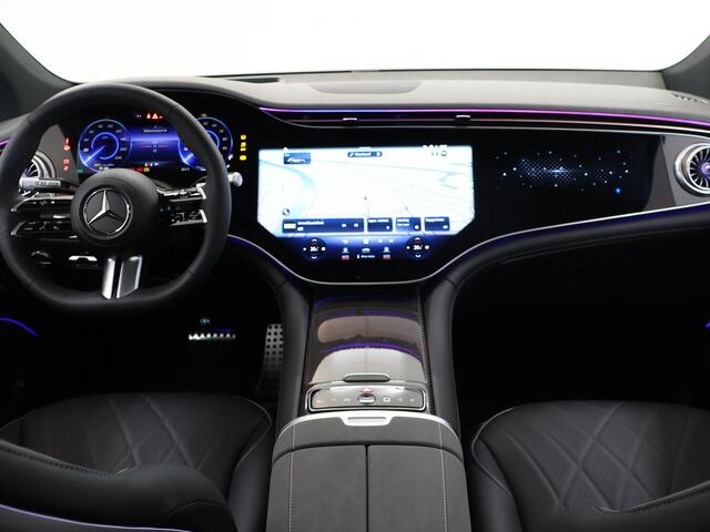 Mercedes-Benz EQS SUV 500 4MATIC AMG Line 108 kWh | Business Class | MBUX Entertainment | Hyperscreen | 22-Inch | Panoramadak | Massage | Trekhaak | Rijassistentiepakket+ | Stoelventilatie en -verwarming |
