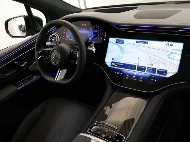 Mercedes-Benz EQS SUV 500 4MATIC AMG Line 108 kWh | Business Class | MBUX Entertainment | Hyperscreen | 22-Inch | Panoramadak | Massage | Trekhaak | Rijassistentiepakket+ | Stoelventilatie en -verwarming |