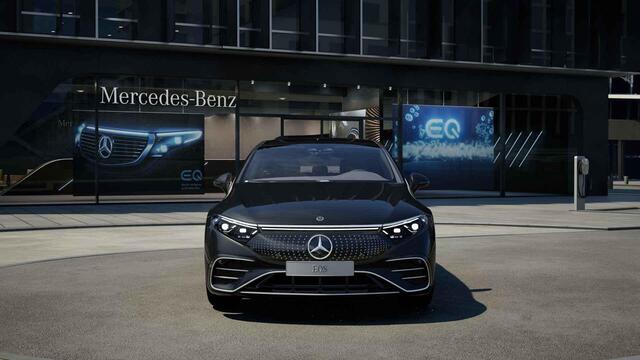 Mercedes-Benz EQS 450+ AMG Line 108 kWh | Advanced Plus pakket | Parkeerpakket met 360°-camera | DIGITAL LIGHT | Hyperscreen | Apple CarPlay | Burmester Surround Sound systeem