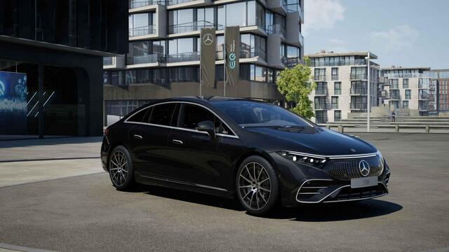 Mercedes-Benz EQS 450+ AMG Line 108 kWh | Advanced Plus pakket | Parkeerpakket met 360°-camera | DIGITAL LIGHT | Hyperscreen | Apple CarPlay | Burmester Surround Sound systeem