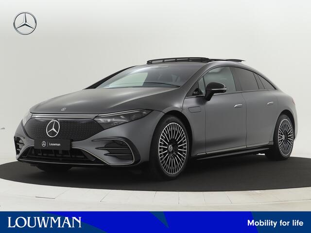 Mercedes-Benz EQS 580 4MATIC AMG Line 108kWh | Achterasbesturing 10° | Garagedeuropener | Voorruit verwarmd | Nightpakket | MBUX Augmented reality | Akoestiek comfortpakket | KEYLESS GO-comfortpakket | Rij-assistentiepakket Plus |