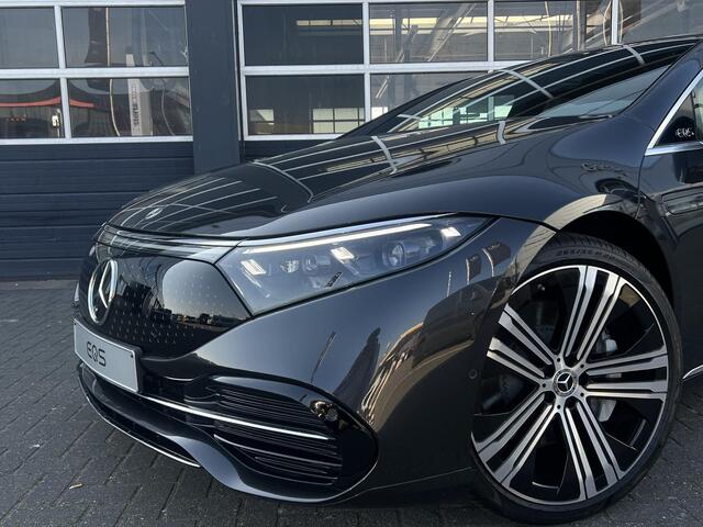 Mercedes-Benz EQS 450+ Luxury Line | MANUFAKTUR Interieur Pakket | Premium Plus Pakket | Rijassistentiepakket Plus | Panoramadak | MBUX Hyperscreen | 360° Camera | AIRMATIC Luchtvering | Achterasbesturing | Head-up Display | Burmester Surround Sound