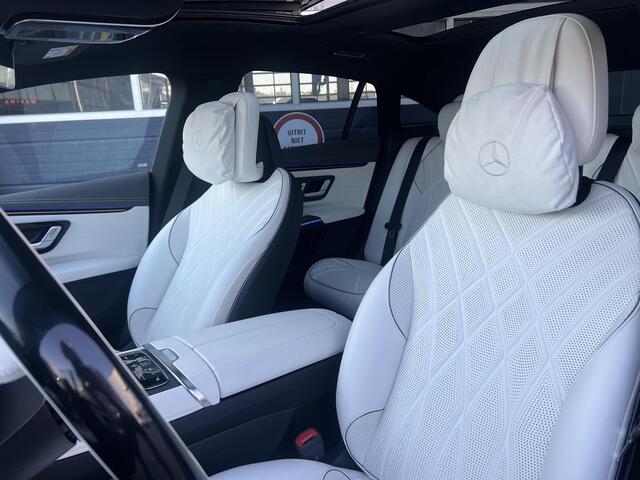Mercedes-Benz EQS 450+ Luxury Line | MANUFAKTUR Interieur Pakket | Premium Plus Pakket | Rijassistentiepakket Plus | Panoramadak | MBUX Hyperscreen | 360° Camera | AIRMATIC Luchtvering | Achterasbesturing | Head-up Display | Burmester Surround Sound