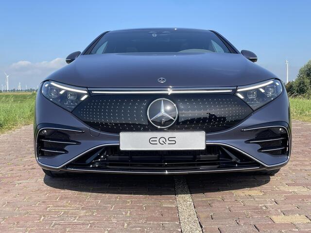 Mercedes-Benz EQS 450+ AMG Line 108 kWh Mercedes-Benz EQS 450+ AMG Line 108kWh | Hyperscreen | Achterasbesturing | Panoramadak | Rijassistentie+ | Burmester | Stoelventilatie/verwarming | 360 camera |