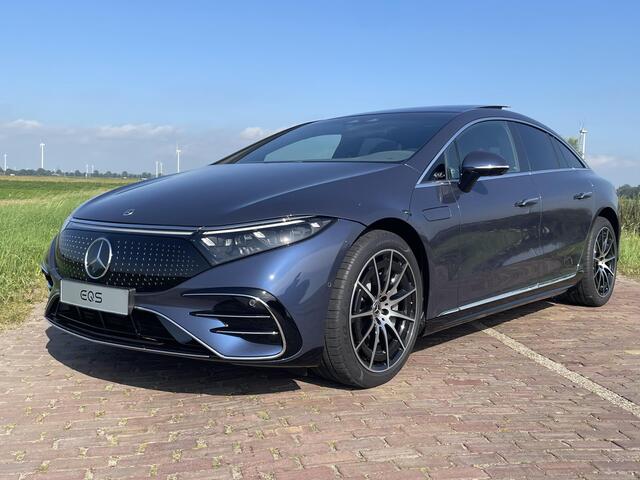 Mercedes-Benz EQS 450+ AMG Line 108 kWh Mercedes-Benz EQS 450+ AMG Line 108kWh | Hyperscreen | Achterasbesturing | Panoramadak | Rijassistentie+ | Burmester | Stoelventilatie/verwarming | 360 camera |