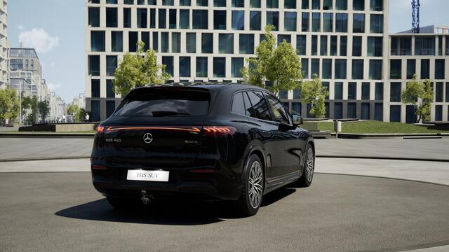 Mercedes-Benz EQS SUV 450 4MATIC AMG Line 7p 108 kWh | Trekhaak | Nightpakket | Rijassistentiepakket Plus | Akoestiekcomfortpakket | Parkeerpakket met 360°-camera | ENERGIZING-pakket Plus | DISTRONIC PLUS | KEYLESS GO-comfortpakket | EASY PACK achterklep |