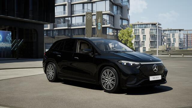 Mercedes-Benz EQS SUV 450 4MATIC AMG Line 7p 108 kWh | Trekhaak | Nightpakket | Rijassistentiepakket Plus | Akoestiekcomfortpakket | Parkeerpakket met 360°-camera | ENERGIZING-pakket Plus | DISTRONIC PLUS | KEYLESS GO-comfortpakket | EASY PACK achterklep |