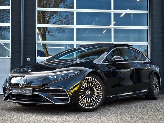 Mercedes-Benz EQS 580 4MATIC AMG Line 108 kWh | Panoramadak | Burmester | Massage stoelen | DIGITAL LIGHT | 360? camera | Achterasbesturing | Memory pakket | Head-up Display | ENERGIZING pakket | Elektrische achterklep