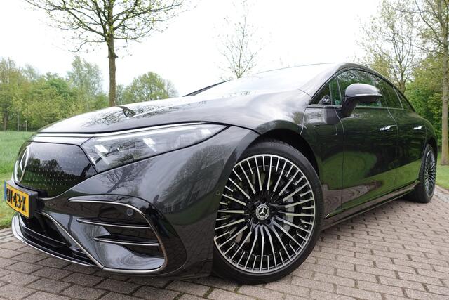 Mercedes-Benz EQS 580 4MATIC AMG Line 108 kWh | Burmester | Achterasbesturing 10° | KEYLESS GO-comfortpakket | HUD | 360° Camera | DIGITAL LIGHT | Night Pakket | | Carbon pakket | Stoelventilatie | Stuurwielverw. | Stoelverw. | Massage | Panoramadak | Memory pakket