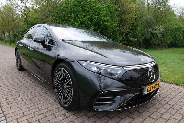 Mercedes-Benz EQS 580 4MATIC AMG Line 108 kWh | Burmester | Achterasbesturing 10° | KEYLESS GO-comfortpakket | HUD | 360° Camera | DIGITAL LIGHT | Night Pakket | | Carbon pakket | Stoelventilatie | Stuurwielverw. | Stoelverw. | Massage | Panoramadak | Memory pakket