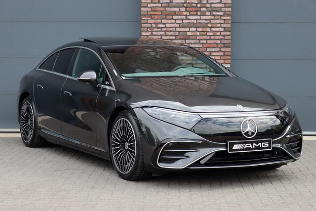 Mercedes-Benz EQS 450+ AMG Line 108 kWh | ex btw. ¤56.500,- | MBUX Hyperscreen | Airmatic | Achterasbesturing | Massage | Stoelventilatie | HUD | Distronic+ | Burmester | Digital Light | Luchtkwaliteitspakket |