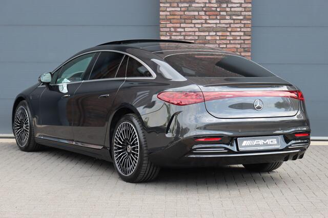 Mercedes-Benz EQS 450+ AMG Line 108 kWh | ex btw. ¤56.500,- | MBUX Hyperscreen | Airmatic | Achterasbesturing | Massage | Stoelventilatie | HUD | Distronic+ | Burmester | Digital Light | Luchtkwaliteitspakket |