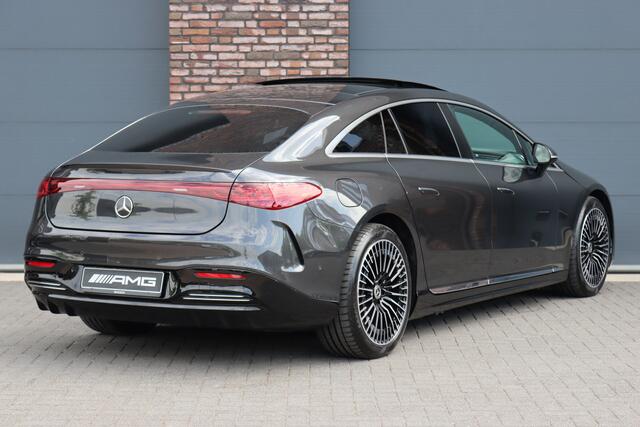 Mercedes-Benz EQS 450+ AMG Line 108 kWh | ex btw. ¤56.500,- | MBUX Hyperscreen | Airmatic | Achterasbesturing | Massage | Stoelventilatie | HUD | Distronic+ | Burmester | Digital Light | Luchtkwaliteitspakket |