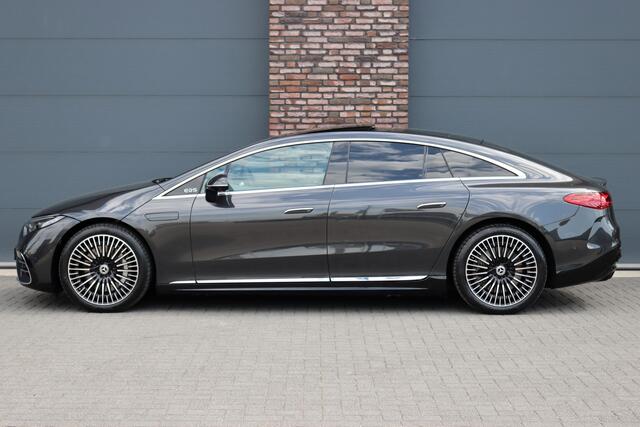 Mercedes-Benz EQS 450+ AMG Line 108 kWh | ex btw. ¤56.500,- | MBUX Hyperscreen | Airmatic | Achterasbesturing | Massage | Stoelventilatie | HUD | Distronic+ | Burmester | Digital Light | Luchtkwaliteitspakket |