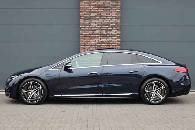 Mercedes-Benz EQS 450+ AMG Line 118 kWh | Hyperscreen | Luchtvering | Achterasbesturing | Distronic | Burmester | Memory | Keyless Go | Warmtepomp | Elek. Zitplaatsen Achter |