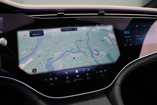 Mercedes-Benz EQS 450+ AMG Line 108 kWh | ex. BTW ¤55.500,- | Hyperscreen | Achterasbesturing | Airmatic | Distronic+ | Massage | Burmester | Digital Light | HUD | Stoelventilatie | Verwarmd Stuurwiel |