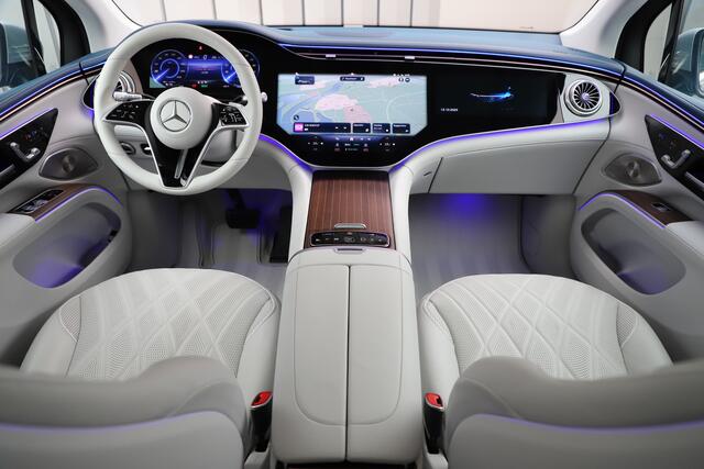 Mercedes-Benz EQS SUV 450+ AMG 108 kWh | 360PK | Massage | Achterasbesturing | Head-up | Luchtvering | Sfeerverlichting | Burmester | Leder exclusief | Keyles-go | 2023.