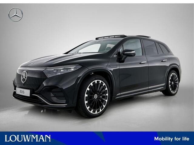 Mercedes-Benz EQS SUV 450 4MATIC AMG Line 118 kWh | Premium Plus | Trekhaak | Luchtvering | Nightpakket | Digital Light | Head-up Display | Multicontourstoelen voor | Sluitbekrachtiging | HYPERSCREEN | Rijassistentiepakket | 22 inch AMG velgen |