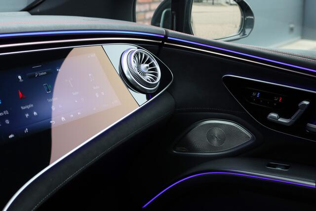 Mercedes-Benz EQS 500 4MATIC AMG Line 108 kWh | Luchtvering | Achterasbesturing | Distronic+ | Memory | Nekverwarming | Massage | Entertainment Achter+ | Verwarmd Stuurwiel | HUD | Burmester | Panoramadak | Digital Light |