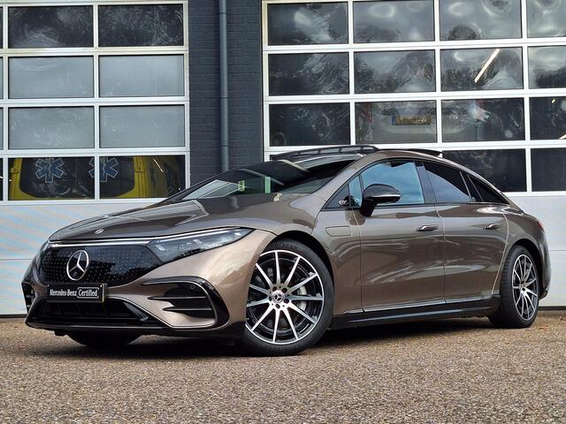 Mercedes-Benz EQS 450+ AMG Line | Panoramadak | Premium+ | MBUX Hyperscreen | Achterasbesturing | Massage stoelen| Night pakket | Burmester | Head-up Display | 360° Camera | Digital light | Memory pakket | Keyless-GO | Elektrische achterklep