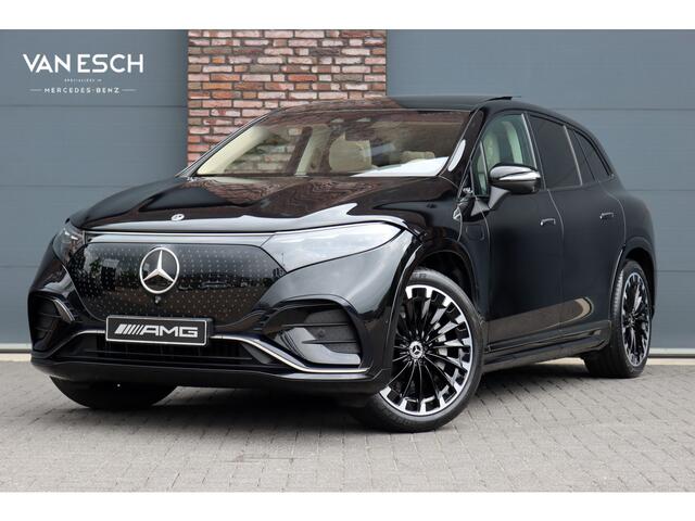 Mercedes-Benz EQS SUV 450+ AMG Line 108 kWh | Luchtvering | Hyperscreen | Achterasbesturing | Distronic+ | Entertainment Achter | Massage | Burmester | Verwarmd Stuurwiel | Tablet | HUD |