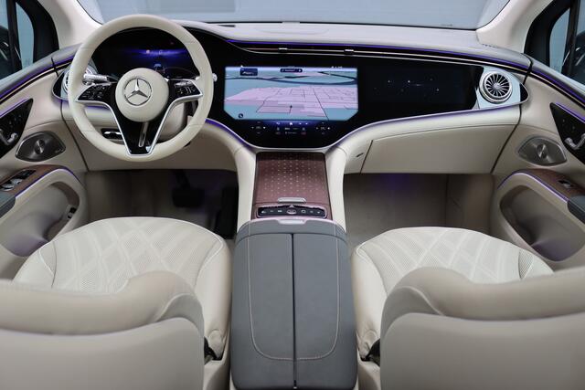 Mercedes-Benz EQS SUV 450+ AMG Line 108 kWh | Luchtvering | Hyperscreen | Achterasbesturing | Distronic+ | Entertainment Achter | Massage | Burmester | Verwarmd Stuurwiel | Tablet | HUD |