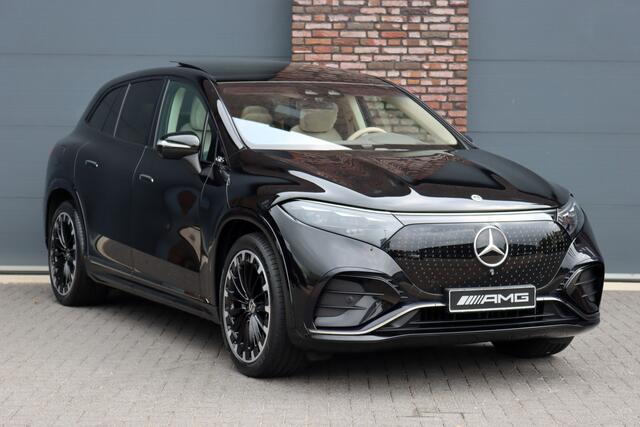 Mercedes-Benz EQS SUV 450+ AMG Line 108 kWh | Luchtvering | Hyperscreen | Achterasbesturing | Distronic+ | Entertainment Achter | Massage | Burmester | Verwarmd Stuurwiel | Tablet | HUD |