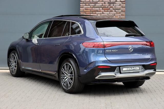 Mercedes-Benz EQS SUV 450+ AMG Line 118 kWh | Luchtvering | Hyperscreen | Achterasbesturing | Massage | Stoelventilatie | Distronic+ | Burmester | Augmented Reality HUD | Digital Light | Surround Camera |