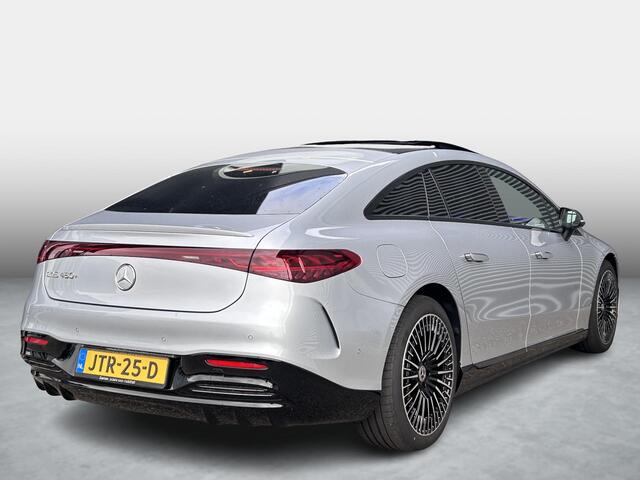 Mercedes-Benz EQS 450+ AMG Line 108 kWh | Hyperscreen | Burmester 3D | Massage | Panoramadak | Nappa Leder | Memory | Stoelventilatie | Head Up display | Parkeerassistent | Apple Carplay & Android Auto | 360 Camera | Achterstoelen verwarmd