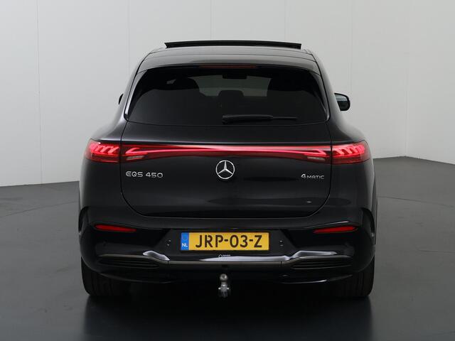 Mercedes-Benz EQS SUV 450 4MATIC 108 kWh AMG Line | Nieuwprijs ¤ 150.752 | Premium Plus Pakket | Panoramaschuifdak | Akoestiekcomfortpakket | Massagestoelen | Trekhaak | Softclose | Verwarmde Voorruit |