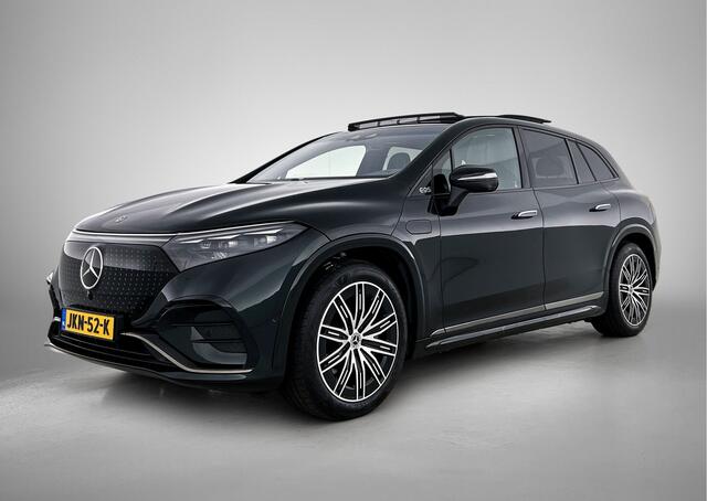 Mercedes-Benz EQS SUV 450 4MATIC AMG Line 118 kWh | AMG-Line In en Exterieur | Alarmklasse 3 | Elektrisch glazen panorama-dak 24 maanden Mercedes-Benz Certified garantie. Inclusief 24 maanden Mercedes-Benz Certified garantie voor Europa.